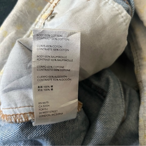 Urban Outfitters BDG High Waisted Fold Over Mom Jeans Relaxed Fit Cotton 28 - Picture 16 of 16